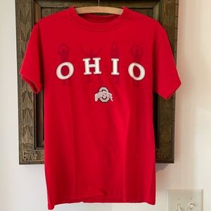 Ohio State Buckeyes O-H-I-O Themed Graphic T-shirt